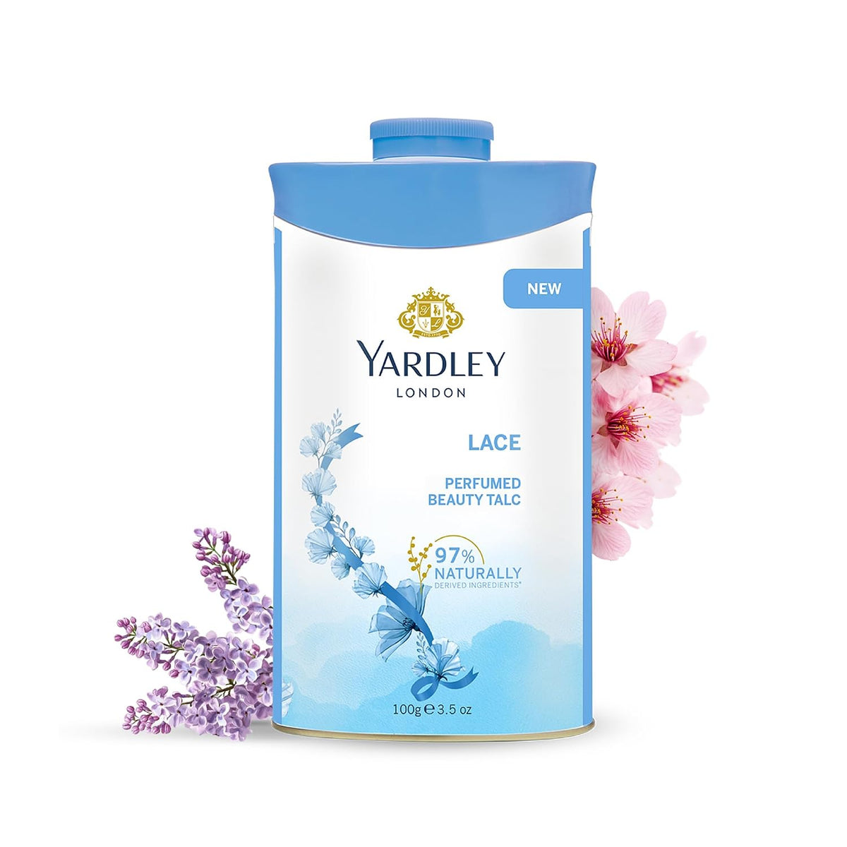 Yardley London Lace Talcum Powder for Women, 100g