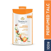 Yardley London Imperial Sandalwood Talc for Women, 100g