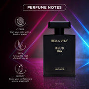 Bella Vita Luxury Man 4 x 20 ml with KLUB OUD CEO G.O.A.T Woody Citrusy Klub Men Eau De Parfum Liquid Perfume