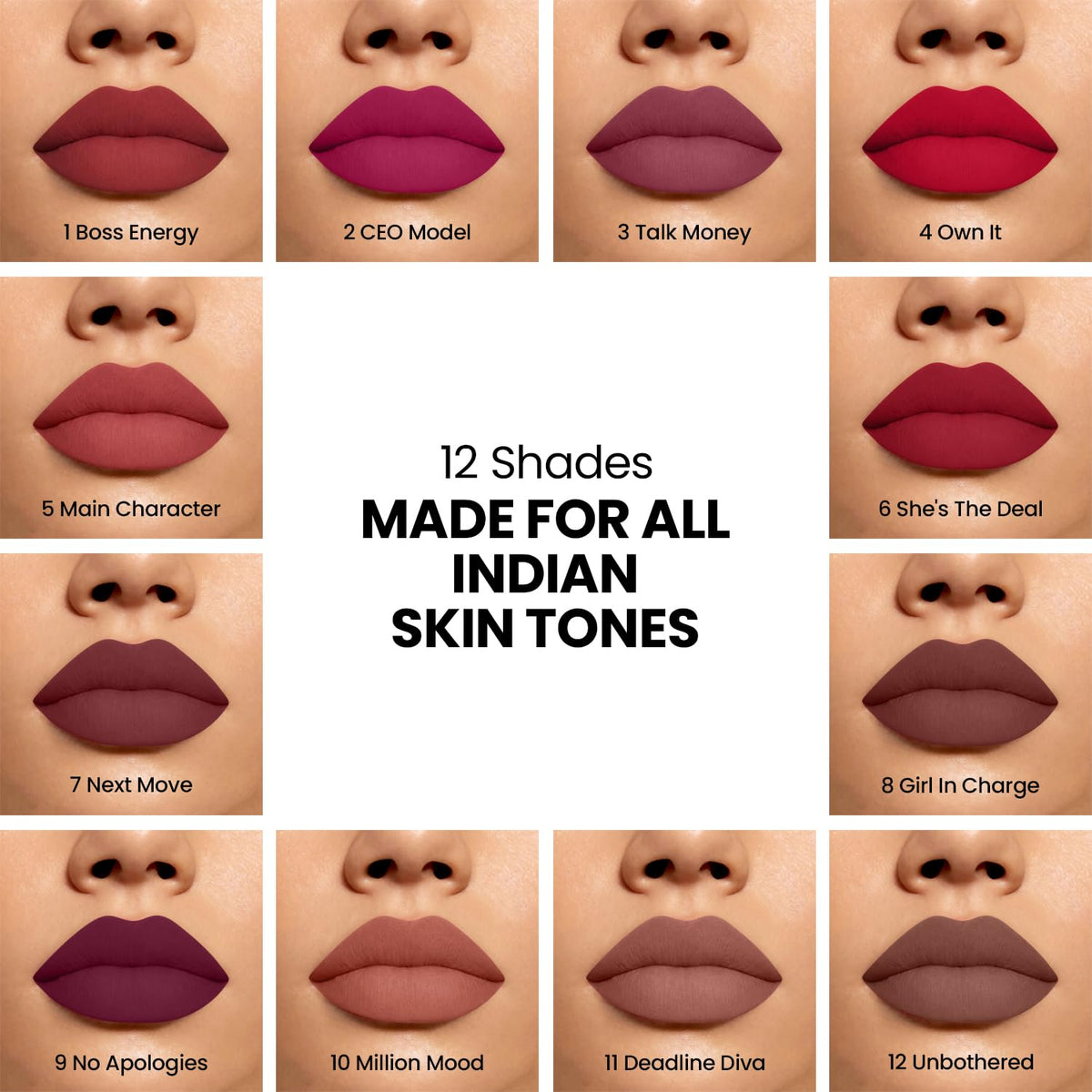 INSIGHT Cosmetics Blur Rouge Lipstick – Long Lasting | Matte Finish | Non-Transfer | Lightweight & Non-Sticky | One-Swipe Pigment (Million Mood) – 4.2g