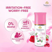Yardley London English Rose Anti Perspirant Deodorant Roll On for Women, 50ml