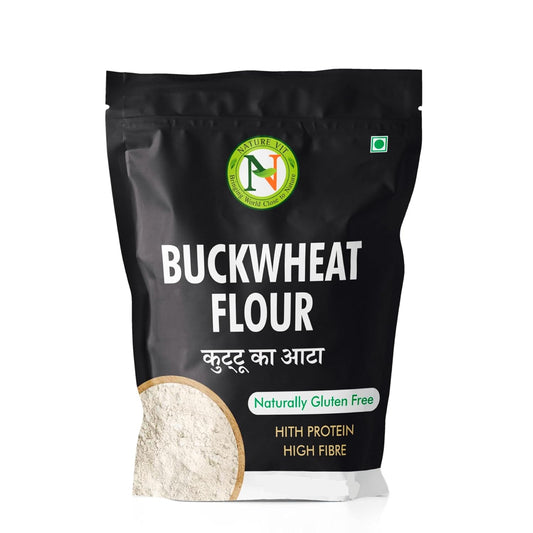 NatureVit Buckwheat, 400g | Kuttu Ka Atta | Gluten-Free Millet for Fasting, Cooking & Healthy Recipes | High in Fiber & Protein | Ideal for Navratri & Vrat | Freshly Packed