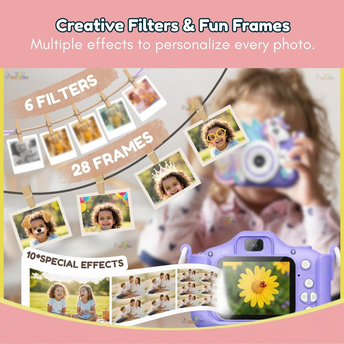 Toy Imagine Unicorn Kids Digital Camera