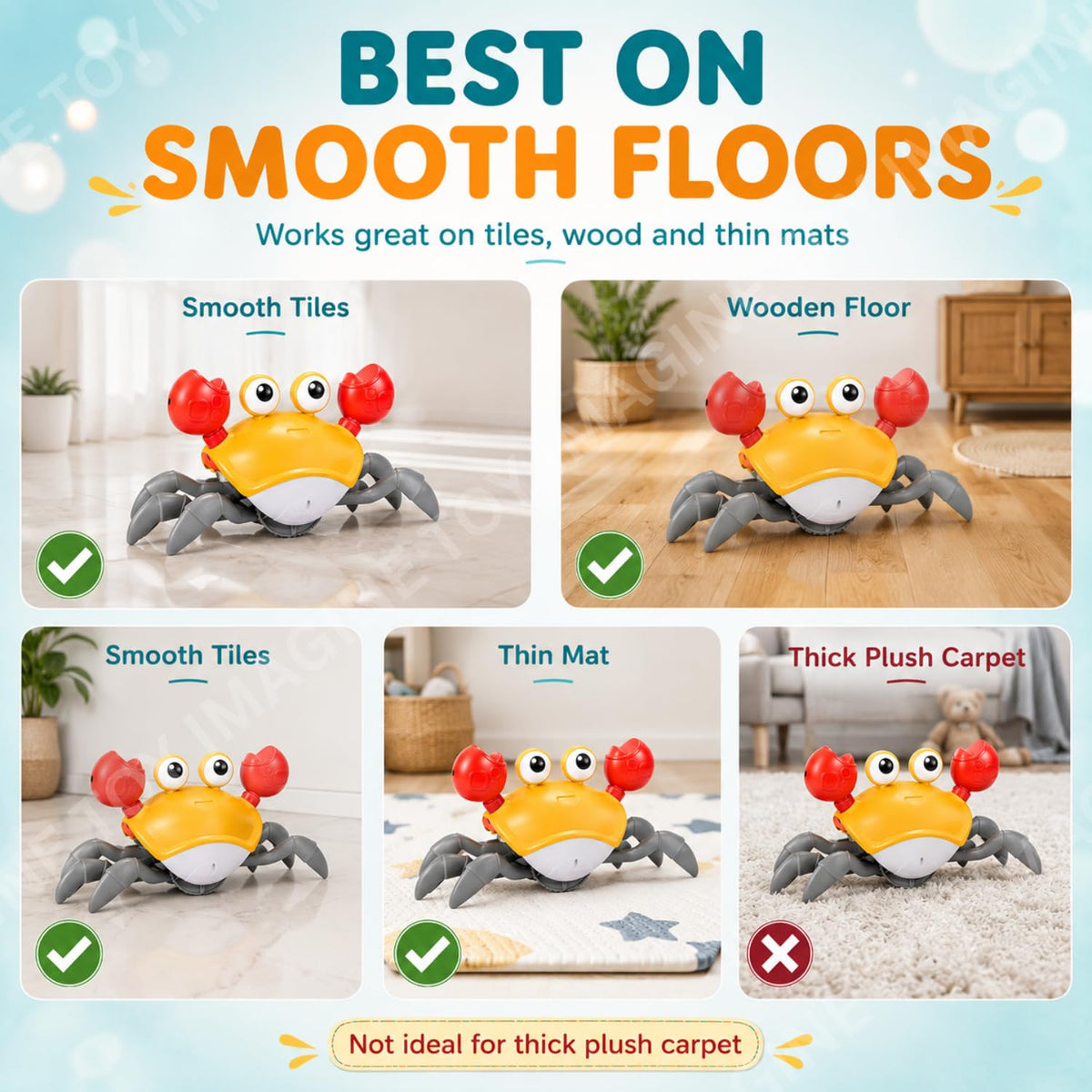 Toy Imagine Crawling Crab Baby Toy