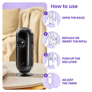 Godrej aer Matic Automatic Room Fresheners Refill Pack | Violet Valley Bloom | 2000 Sprays Guaranteed | Lasts up to 60 days (210ml)