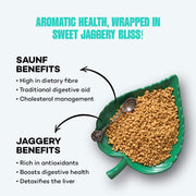 Urban Platter Jaggery Saunf, 250g (Gur Saunf / Fennel, Delicious Post-Meal Digestive)