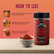 urban platter Korean Gochugaru Hot Pepper Powder, 80 Gm [Coarse Ground Korean Dried Chilli Peppers | Smoky & Spicy| Use For Kimchi And Other Korean Dishes]