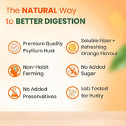 Baidyanath Asli Ayurved Isabgol Orange flavour- Psyllium Husk Powder 200gm | Boosts Digestion | Constipation Relief Naturally | Rich Source Of Dietary Fiber Supplement