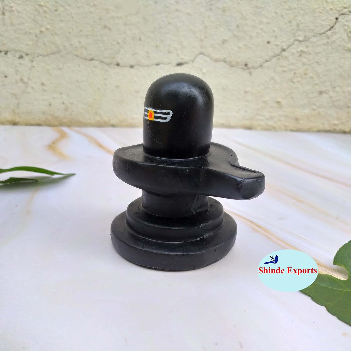 SHINDE EXPORTS shivalingam | Shiva Linga Idol for car Dashboard 10cm