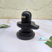 SHINDE EXPORTS shivalingam | Shiva Linga Idol for car Dashboard 10cm
