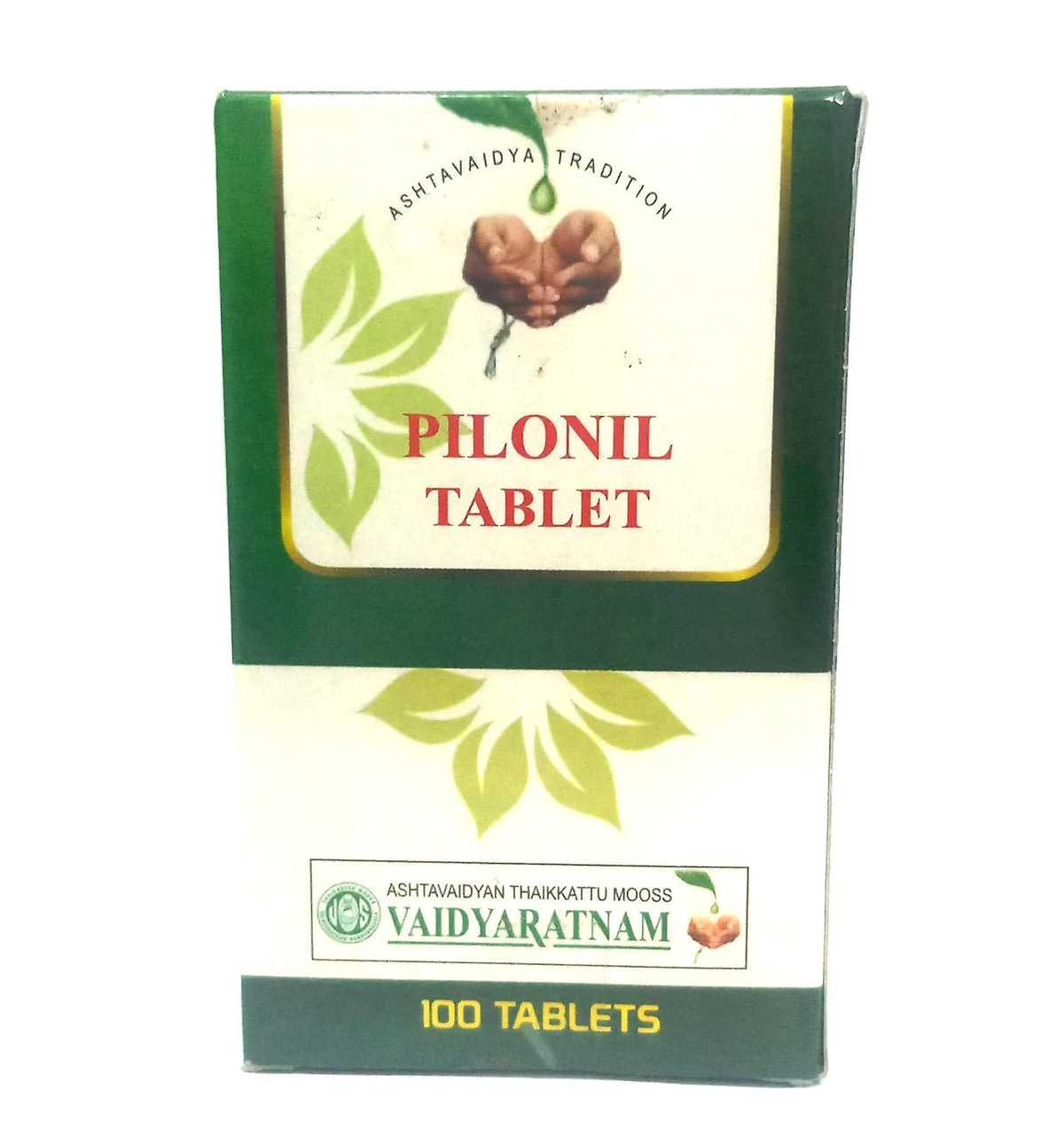 Vaidyaratnam Pilonil Tablet 100 tab