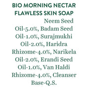 Biotique Morning Nectar Flawless Cream Bathing Bar | Helps Nourish Skin & Enhance Natural Glow | Enriched with Botanical Extracts | Leaves Skin Soft, Smooth & Refreshed | 150g