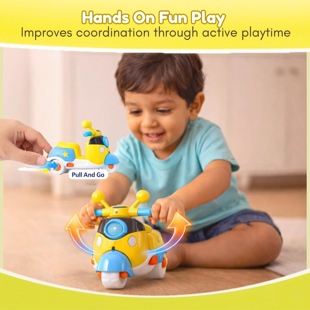 Toy Imagine Pack of 12 Mini Scooter Toy for Kids 3-12 Ages