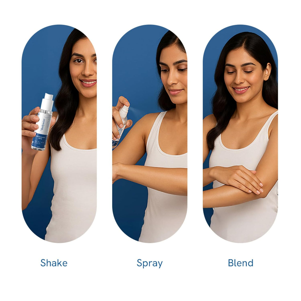 Be Bodywise Sunscreen Spray SPF 50 PA+++ 100ml | With SunCat DE Technology | Protects Skin from UVA/UVB Rays & Slows Down Signs of Aging | 1% Niacinamide, 1% Red Algae & 2.5% Glycerin | Fragrance Free