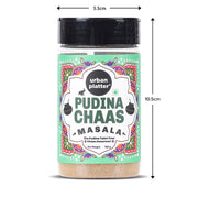 Urban Platter Pudina Chaas Masala, 100g (Everyday Refreshment Essential | Digestive-Friendly | Additive & Preservative-free)