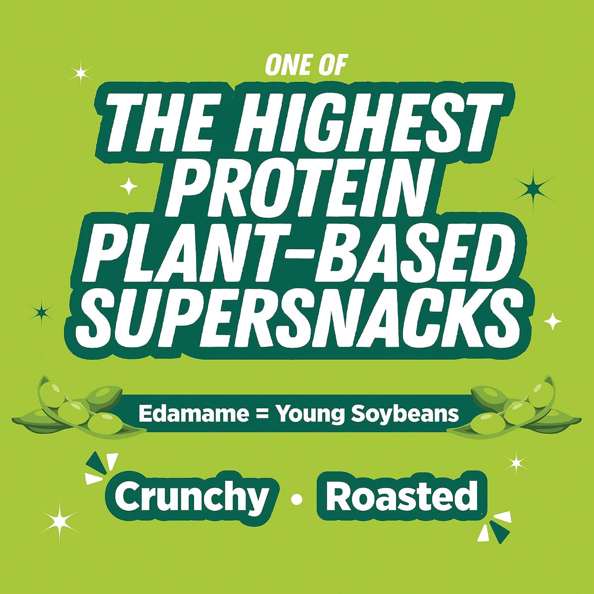 Urban Platter Roasted Salted Edamame, 400g (46% Protein, 14% Fiber, Lightly Salted Young Green Soybeans, Highest Plant Protein Supersnack)