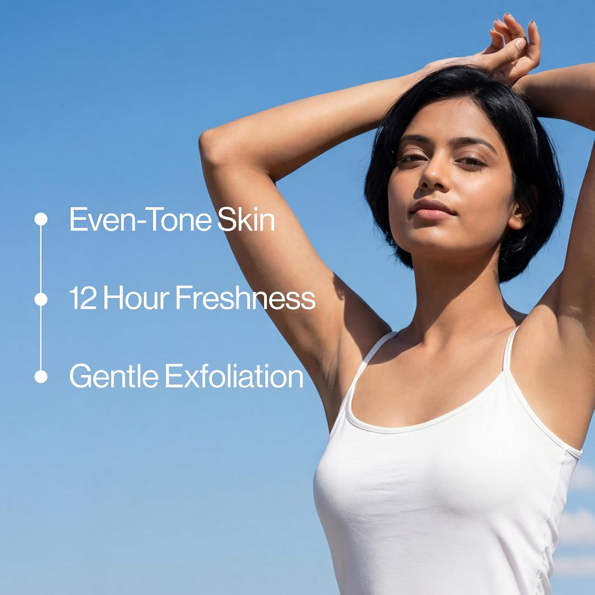 Be Bodywise 4% Aha Bha Underarm Roll On 50ml | 2% Lactic Acid, 1% Mandelic Acid, 1% Salicylic Acid | Controls Odour & Reduces Pigmentation for even tone | 0% Alcohol & 0% Aluminium | Fragrance Free