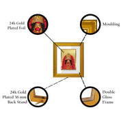 Diviniti Maa Tara Gold Plated Wall Photo Frame, Table Décor| DG Frame 101 Size 1 and 24K Gold Plated Foil| Religious Photo Frame Idol For Pooja, Gifts Items (13.5 CM X 15.5 CM)