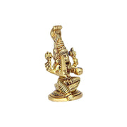 Aalayam Selveer Karumariamman Idol Small | Karumariamman Statue Small | Karumariamman Silai Small | Brass Karumariamman Idol 9.7cm Height Brass Gold Colour 1 Piece