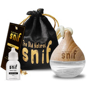 The Old Natural Snif Car Perfume With Essential Oils | Car Perfume Diffuser With 15ml Refill Pack | Blue Water, White Oudh and Plum Rose (Pack Of 3, 60ml)