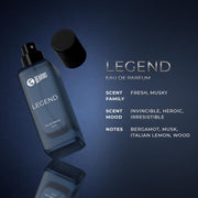 Beardo The Masculine Four- LSD,Mariner,Legend & GodFather Perfume for Men (20ml x 4) | Long Lasting Fragrance | Long Lasting Perfume for Men | Gift for Men | Gift for Friend