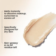 INSIGHT Savanna Shea Butter Cleansing Balm with Vitamin E | Balm to Oil Texture | Gentle Makeup Remover for Dry Skin | Removes Waterproof Formula | Hydrating & Nourishing (25g)