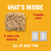 Slurrp Farm No Maida, No MSG Instant Noodles | Magic Masala | Not Fried, Millet Noodles, 6 X 57 g