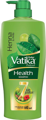Dabur Vatika Health Shampoo, 640ml