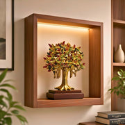 DSH Kalpavriksha Tree Showpiece for Home Décor | Wish Fulfilling Tree of Life Decorative Sculpture | Symbol of Prosperity, Growth & Good Fortune | Tabletop Décor & Gift (Medium)