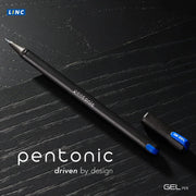Linc Pentonic Gel Pen Blue Ink | Pack Of 10