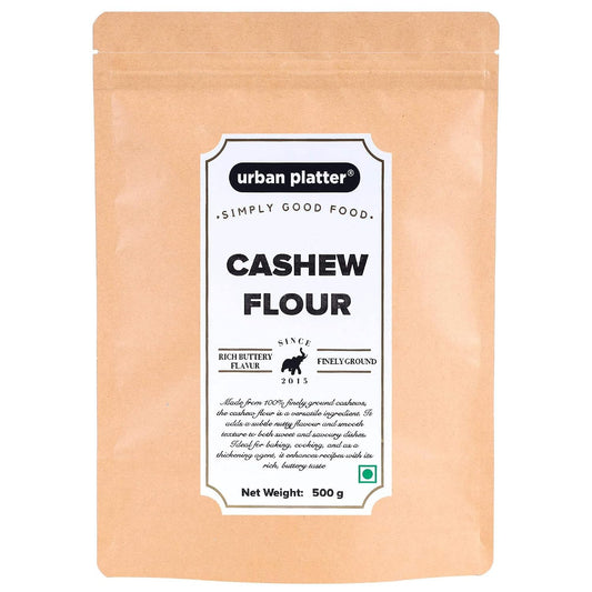 Urban Platter Cashew Flour, 500g (Finely Ground | Cashew Powder | Ideal for Baking, Gravies | Additive Free)
