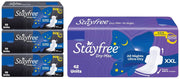 Stayfree Advanced Ultra Napkin & Dry Max XXL, 42 Pads