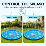 Toy Imagine 100cm Water Sprinkler Play Mat for Kids & Toddlers