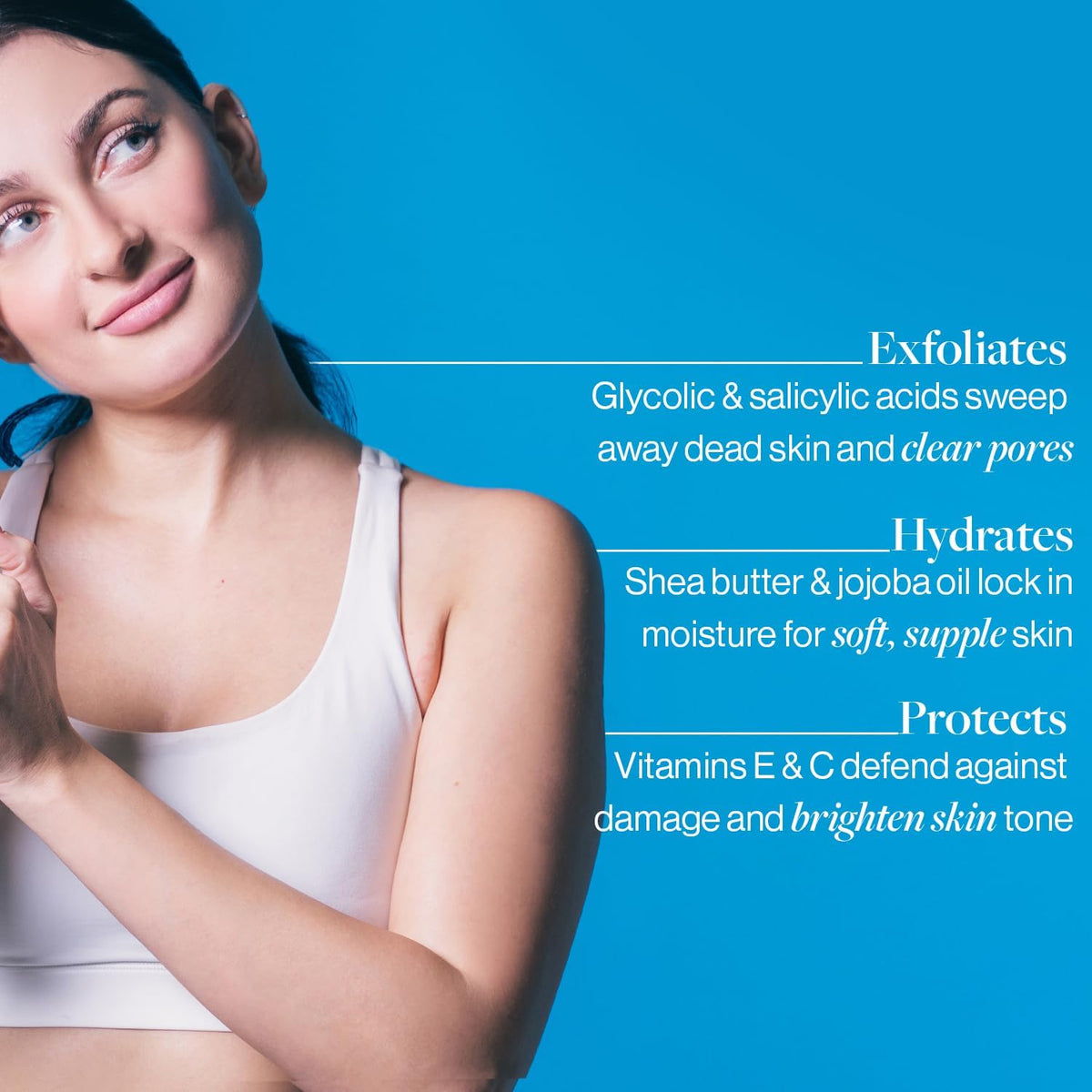 Be Bodywise 7% Glycolic Acid Body Stick 30g & 10% Urea Body Lotion 200ml | Deep Hydration & Gentle Exfoliation | Smoothens Rough Skin, Reduces Bumps & Ingrown Hair | For Dry, Flaky & Textured Skin