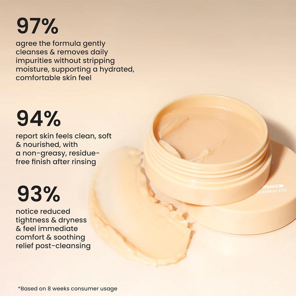 INSIGHT Savanna Shea Butter Cleansing Balm with Vitamin E | Balm to Oil Texture | Gentle Makeup Remover for Dry Skin | Removes Waterproof Formula | Hydrating & Nourishing (25g)