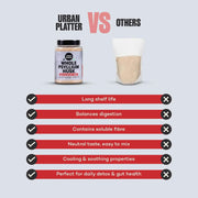 Urban Platter Isabgol, 300g (Whole Psyllium Husk, Rich in Dietary Fiber, Supports Digestive Health, Nature's Soluble Fiber)