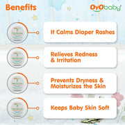 OYO BABY Kids Combo Set BABY Talc Free Baby Powder & BABY Diaper Rash Cream Pack Of 1