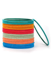 Priyaasi Multicolor Brass Bangle Set for Women and Girls's