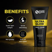 Beardo Ultimate Glow up Kit - Grooming kit for men | Ultra Glow Facewash | Ultra Glow Face cream for glowing skin with SPF | Body wash | Whisky smoke perfume body spray for men | Rakhi Gift Hamper for Brother | Rakhi Gift for Brother | Gift for boyfriend