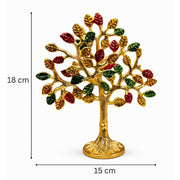 DSH Kalpavriksha Tree Showpiece for Home Décor | Wish Fulfilling Tree of Life Decorative Sculpture | Symbol of Prosperity, Growth & Good Fortune | Tabletop Décor & Gift (Small)