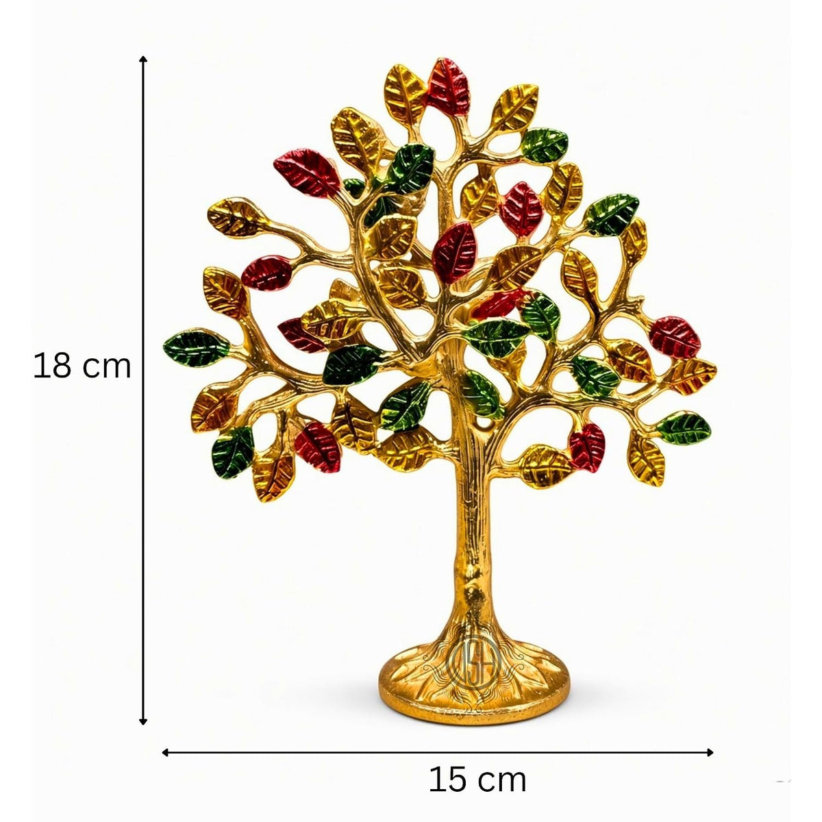 DSH Kalpavriksha Tree Showpiece for Home Décor | Wish Fulfilling Tree of Life Decorative Sculpture | Symbol of Prosperity, Growth & Good Fortune | Tabletop Décor & Gift (Small)