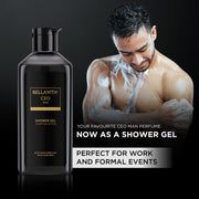 Bella Vita Luxury Black Edition Gift Set with CEO Man EDP Perfume 100ml, Body Parfum Deodorant 150ml & Refreshing Shower Gel for Deep Cleansing, 250ml