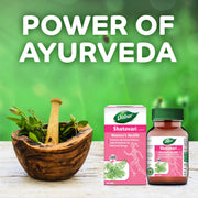 Dabur Shatavari Tablets | Women's Wellness | Hormonal Balance Supplement - 60 tablets