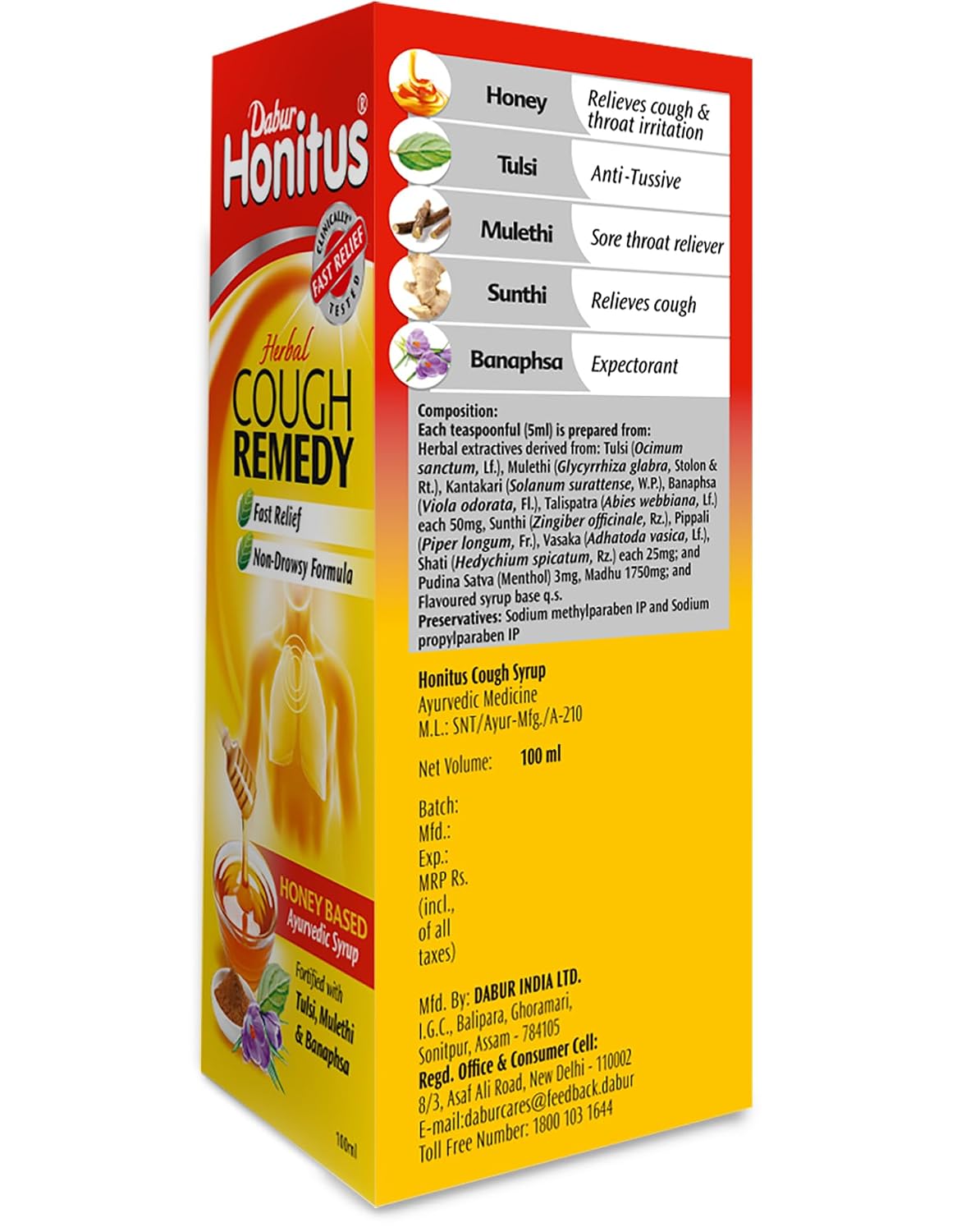 Dabur Honitus Syrup -100ml