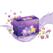 Yardley Clear Gel Bar Assorted Pack of 5 with 99% Pure Glycerin and Natural Floral Oils 125gx5