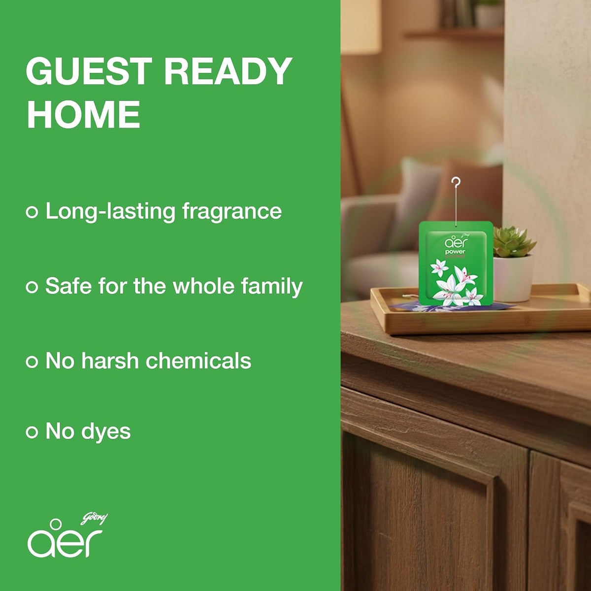 Godrej Aer Power Pocket Bathroom Fragrance - Floral Delight