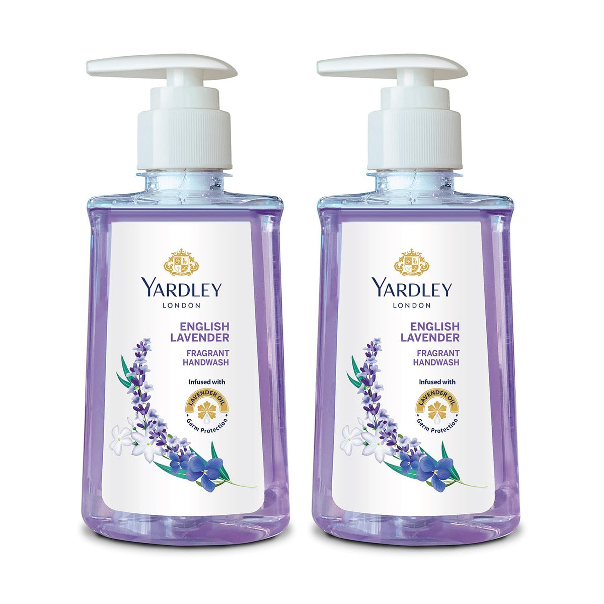 Yardley London English Lavender Fragrant Handwash 200ml+200ml