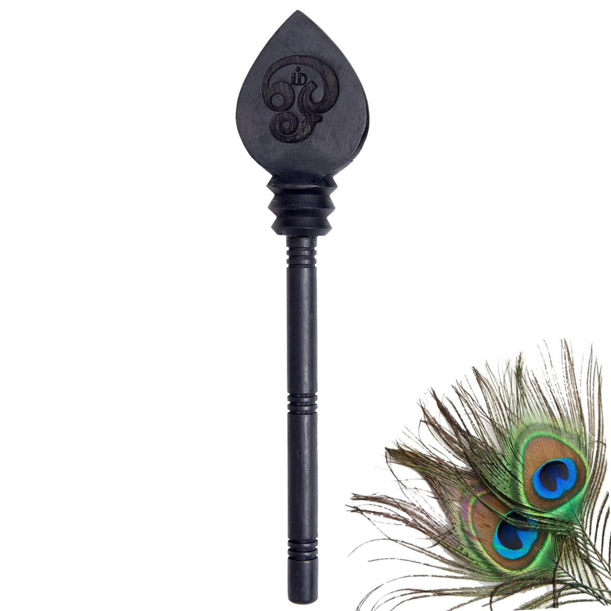 Aalayam Selveer Karungali Vel Original 9 Inches Height Natural Black 1 Piece