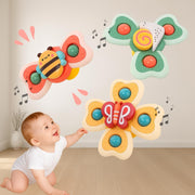 Toy Imagine Insect-Themed Suction Spinner Toys for Babies & Toddlers