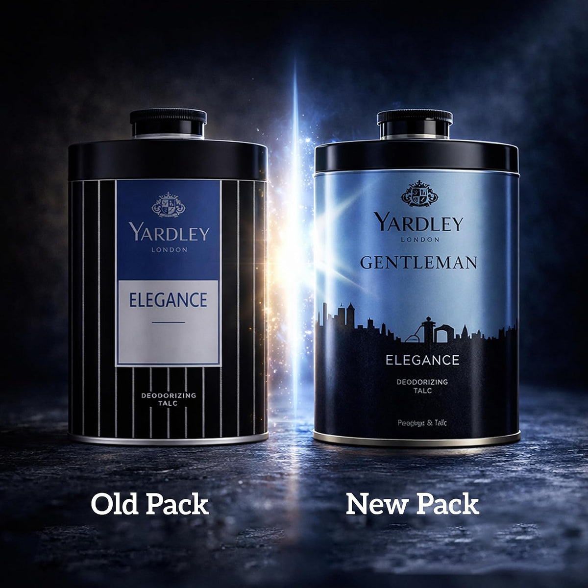 Yardley London Elegance Deodorizing Talc for Men, 100g